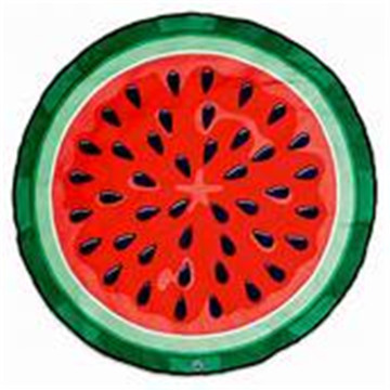 Tie Dye Red Dot Designer Round Beach Towel