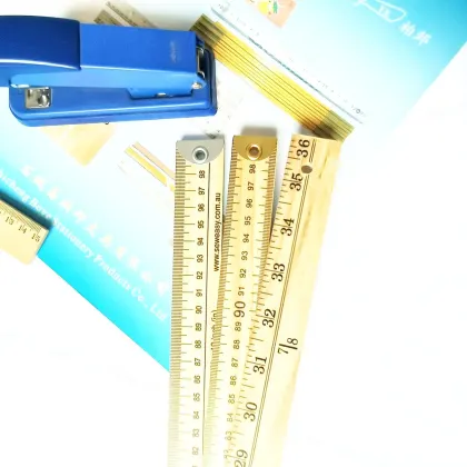 1 Meter Wooden Ruler - School Classroom Stationery Supply
