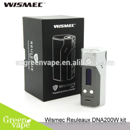 2015 hot 3 battery WISMEC Reuleaux 200W TC Wismec DNA 200 vape mod wismec reuleaux 200W