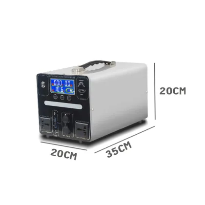 Portable Solar Power Station: 800w/1200w Outdoor Energy Storage Power Supply