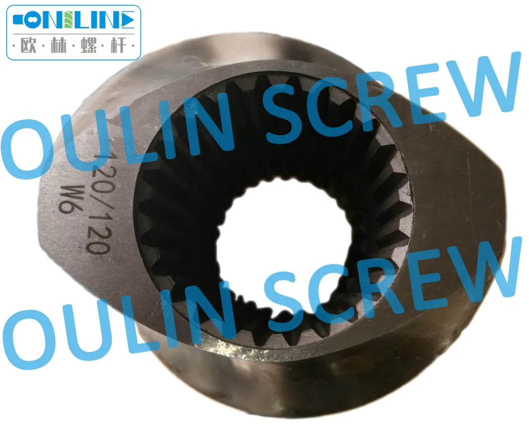 120/120 Co-Rotating Twin Parallel Screw and Barrel, Screw Element for Jwell, Coperion Extrusion