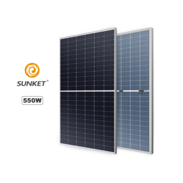 Bifacial 태양 전지 패널 모노 450W 500W 600W.