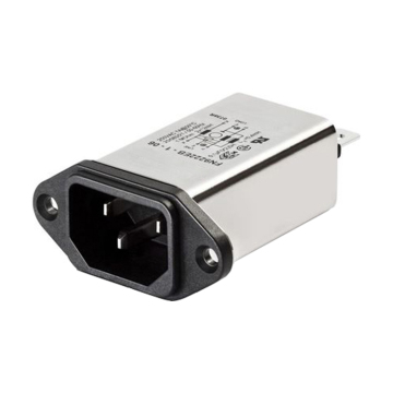 6A 220V AC Socket with EMI Line Filter and Power Switch