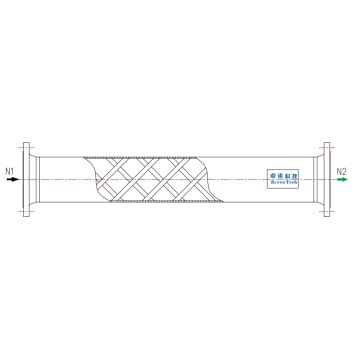 Welded Super Duplex ZQM-SL Static Mixer