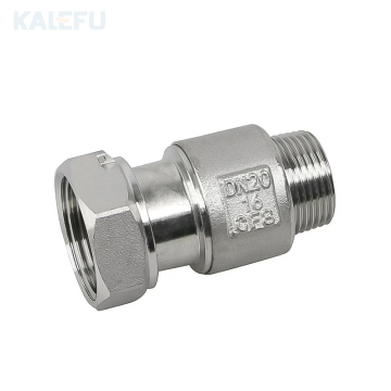 Stainless Steel Pipe Union Fittings with One-Way Check Valve: Types, Specifications (304, 316, 1.4301, 1.4401), and Compatibility with BSPP, BSPT, NPT Standards