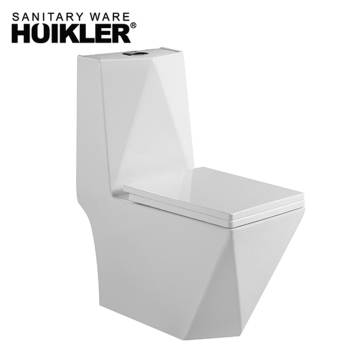 Affordable One-Piece Bathroom Toilet WC with Ceramic Sanitary Ware