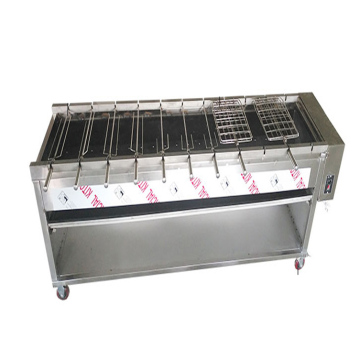 Commercial Trolley Type Coal BBQ Grill for Doner Kebab - Price