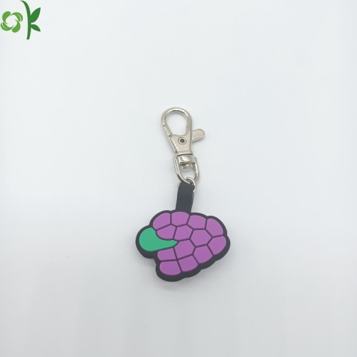 GRAPE SHAPE SILICONE PET TAG với khóa tôm hùm