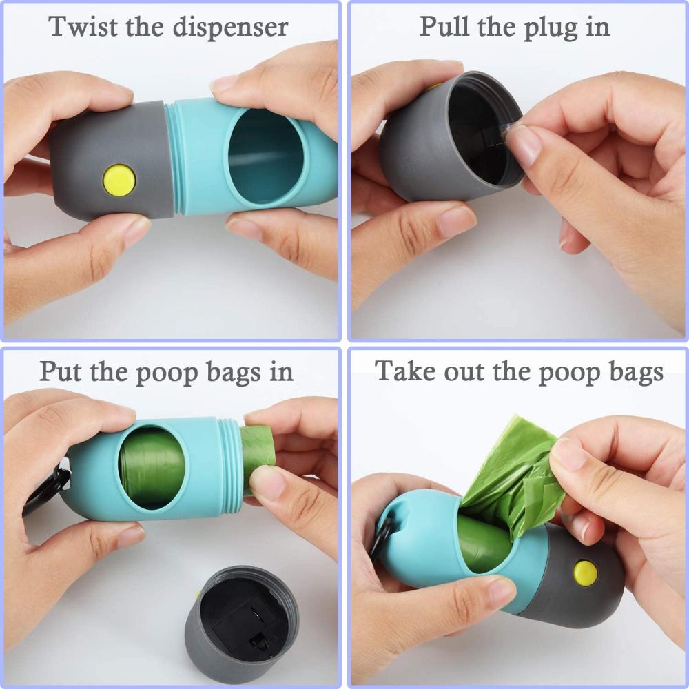 Dog Poop Bag Dispenser With Flashlihgt