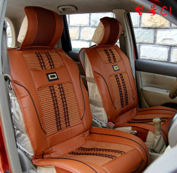 2014 new type comfortable universal beige leather car seat covers