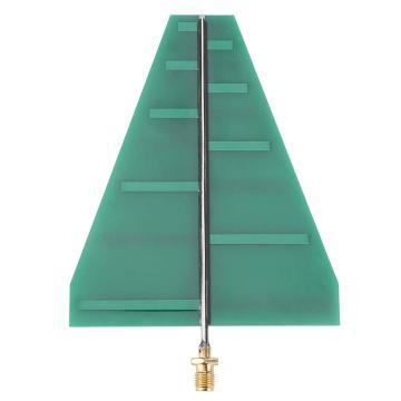 UWB Antenna 1.35GHz-9.5GHz: Log-Periodic Directional RF PCB Design with SMA Connector