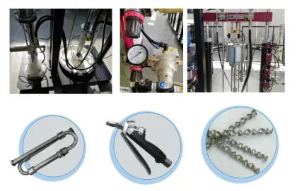 Silicone glue applicator equipment