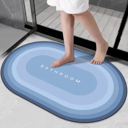 Water Absorbent Diatom Mud Diatomaceous Earth Bath Mat