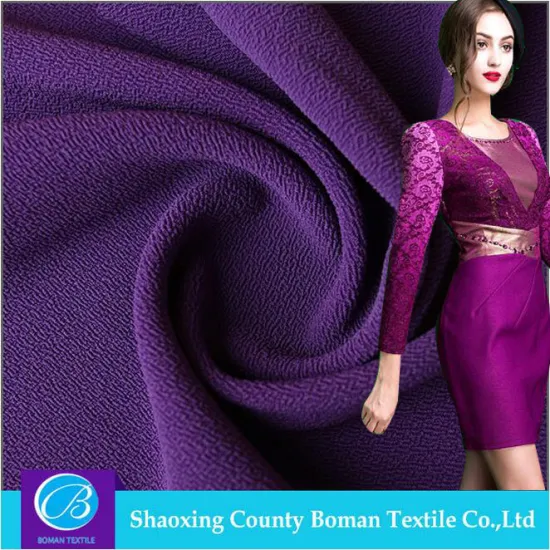 China supplier High quality Fashion Knit moss crepe fabric