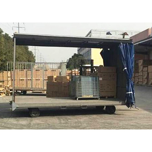 Box Type Flatbed Trailer