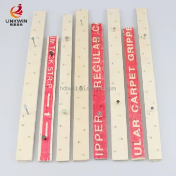 Carpet tack strip poplar wood gripper rod/carpet smooth edge