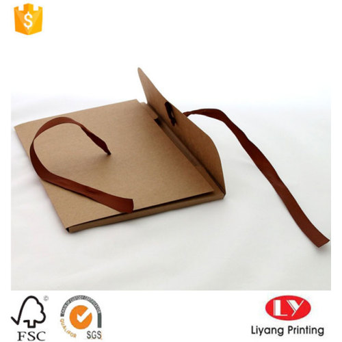 Bulk Custom Kraft Paper Envelope with Ribbon