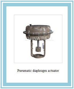 BZM Pneumatic single spring diagram actuator