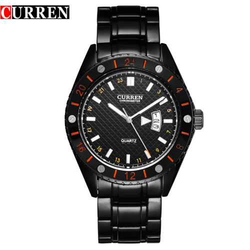 Business Quartz Watch Stainless Steel Band Men Gift