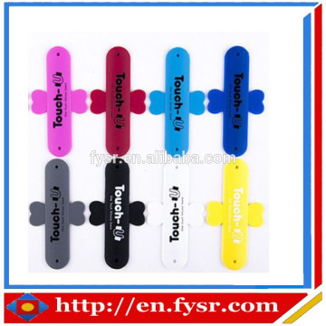 2015 eco-friendly touch-u silicone phone stand for smartphone