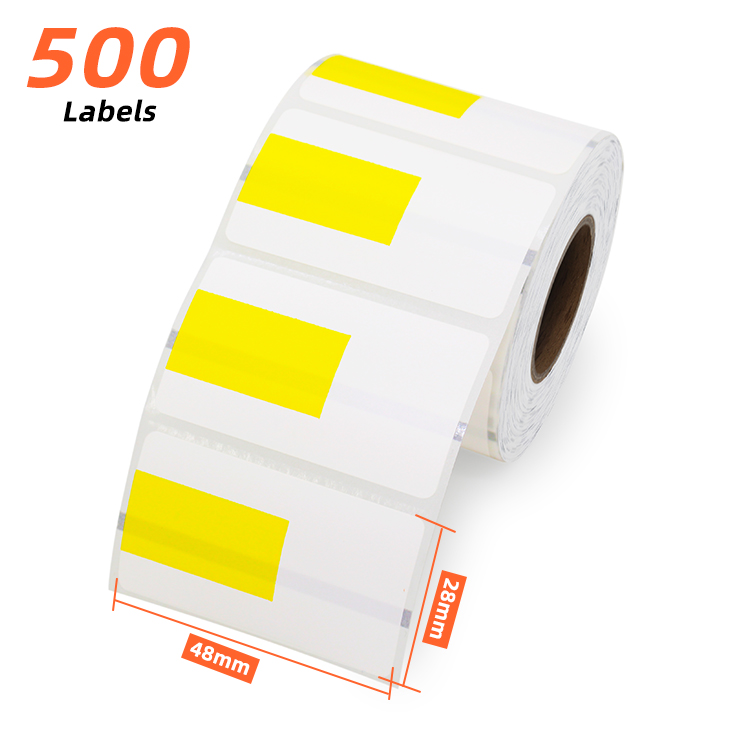 Customized thermal label 50x25m barcode sticker
