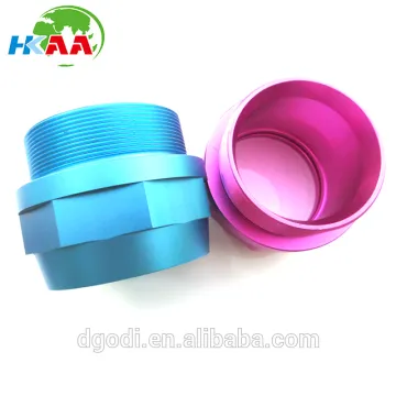 CNC Aluminum Hex Bushing Refrigeration Fittings Male Female Parts