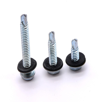 Hex Washer Head Self Drilling Screws EPDM Washer