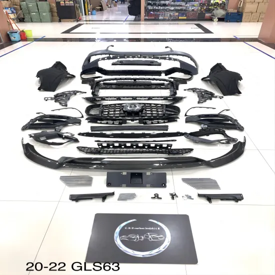 Custom LARTE Design Enhancements for Mercedes-Benz GLS450 & GLS63: Front and Rear Lip Spoiler, Hood Modification