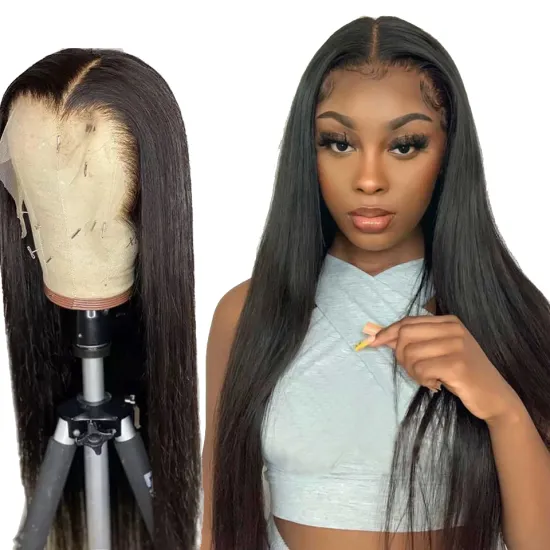 1b 4 27 Ombre Highlihght Colorful Remy Cuticle Aligned Lace Front Human Hair Wigs ,U Brown Color Wholesale Multi Color Wig