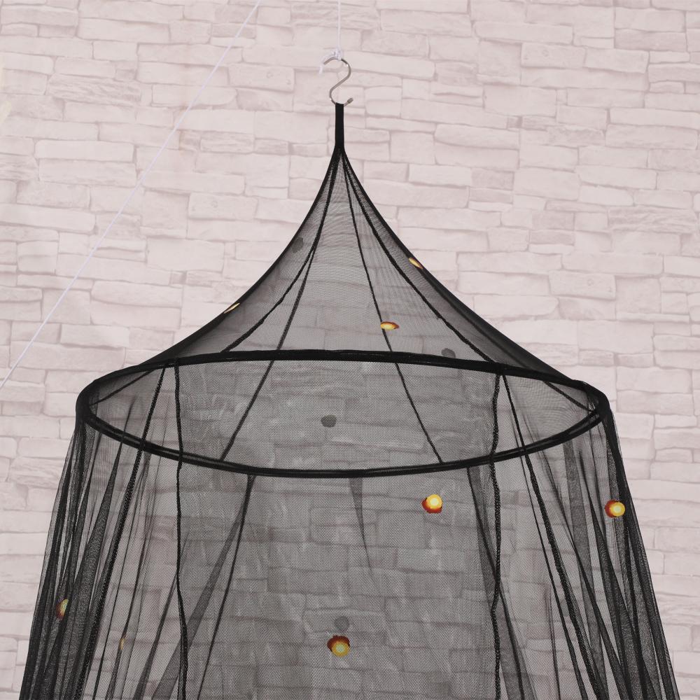 Girls Bed Canopy Mosquito Net with Glowworm Decor