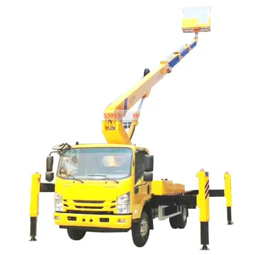 Japanese brands 190HP ELF KV600 telescopic boom High-altitude Operation Truck 23- 25M Working Height Whatsapp: 0086 15897603919