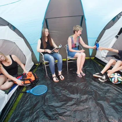 Big 6 Person 2 Room Outdoor Camping Tent - Aldi Family Tent