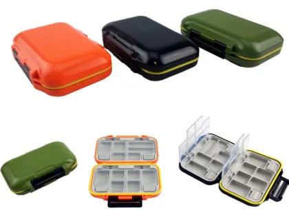 Double Decker Waterproof Fishing Tackle Box - S, L, M Sizes