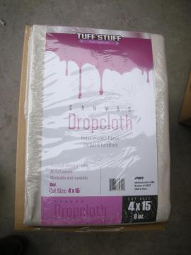 8 oz 4ft * 15ft Canvas Drop Tuch