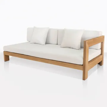 Used Natural Teak Wood Garden Sofa Seat for Living Room Furniture