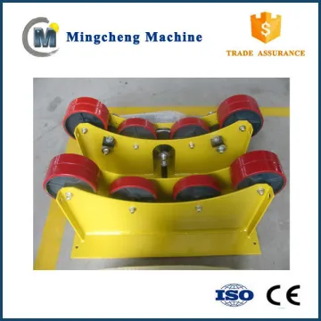 roller welding machine with steel and rubber combined rollers