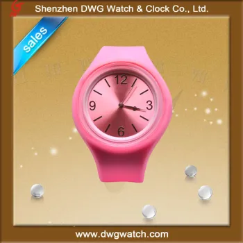 New Arrvial! 2012 colours silicone rubber wristband watch