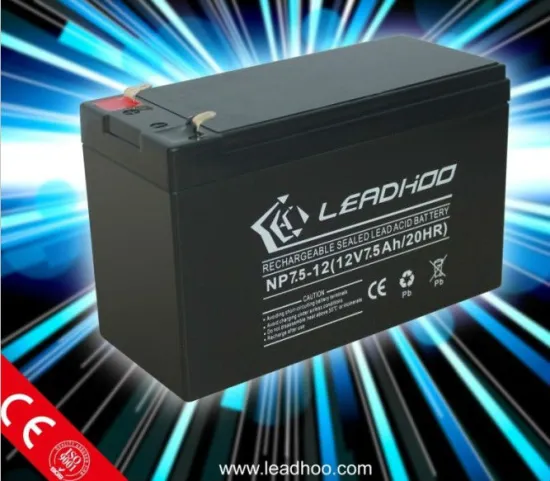 free-maintenance! AGM battery 12V 7.5AH with rechargeable from china battery factory
