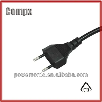 6A 10A 250V Israel 2 pin plug Israel power cord