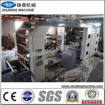 Full automatic Six Color high speed flexo printing machine
