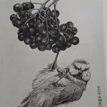 Pen lukisan pen kerja pen lukisan burung burung hantu