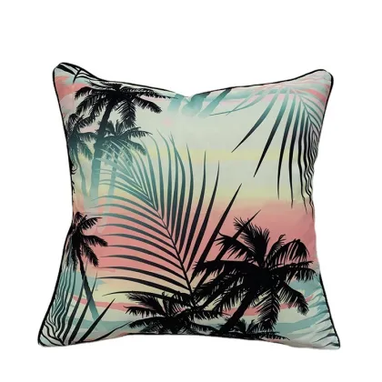 Beach Bounty Tropical Throw Pillow