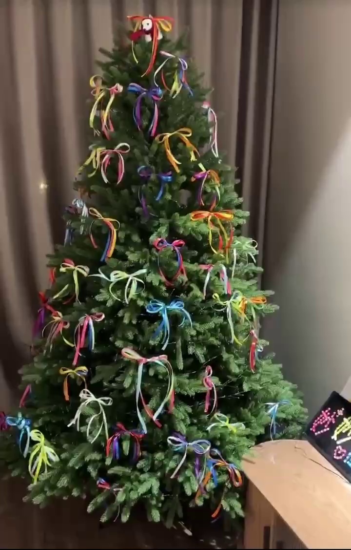 2025 New bright colored red satin bow