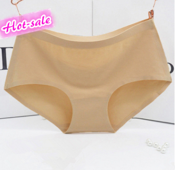 Hot sale non-trace and seamless 100% cotton women underpants plus size