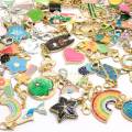 Wholesale Various Zinc Alloy Alloy Enamel Charms Pendants for Necklace Bracelet Jewelry Making