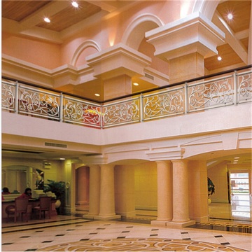 Handrails tangga dalaman aluminium moden