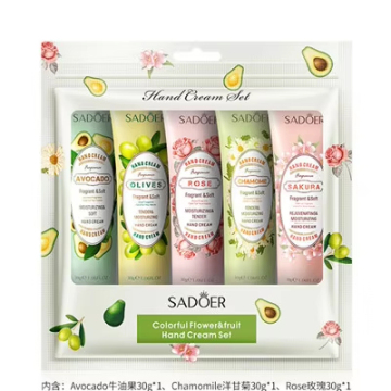 High Quality Fruit Plant Anti-Chapping Brightening Hydrating Hand Cream Set