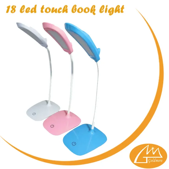 goldmore 1 18 LED high brightness book light, three modes touch book light, USB charging book light