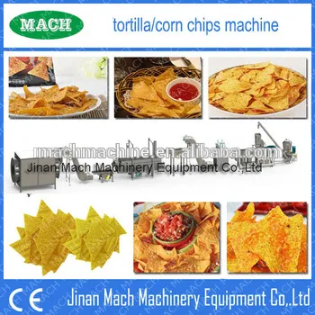 Jinan hot selling corn chips making machinery, nachos corn chips making machine