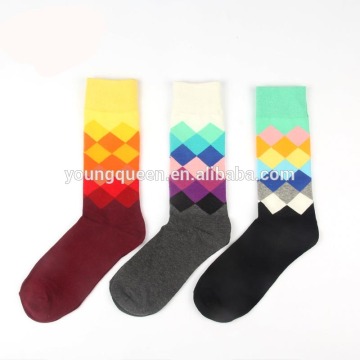 HW223 Happy socks Tide brand gradient British style men's 100% cotton socks